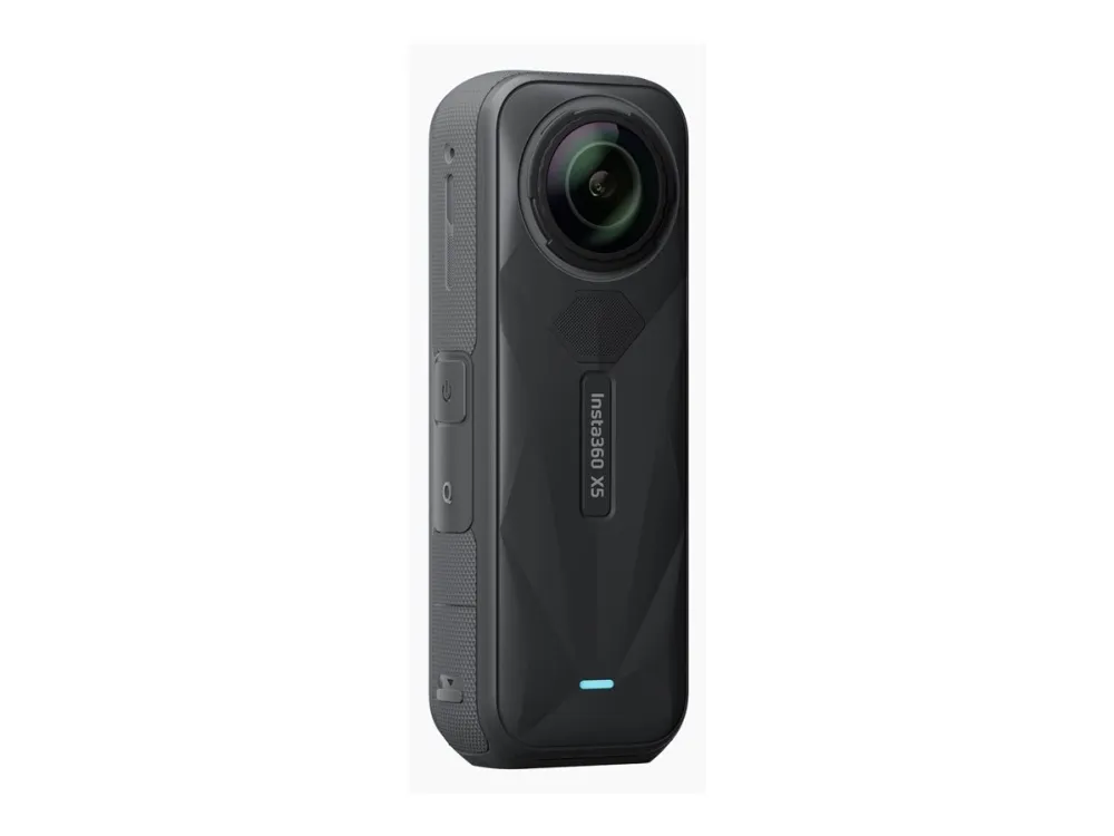 Insta360 X5 - 360° action-kamera - 8K / 30 fps - 72 MP - Bluetooth, Wi-Fi op til 15 m - sort