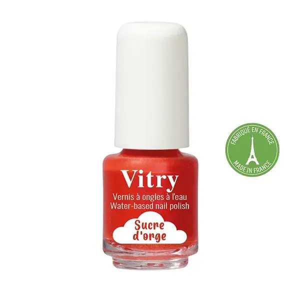 Esmalte à base de água Vitry, aroma de açúcar de cevada, 4ml