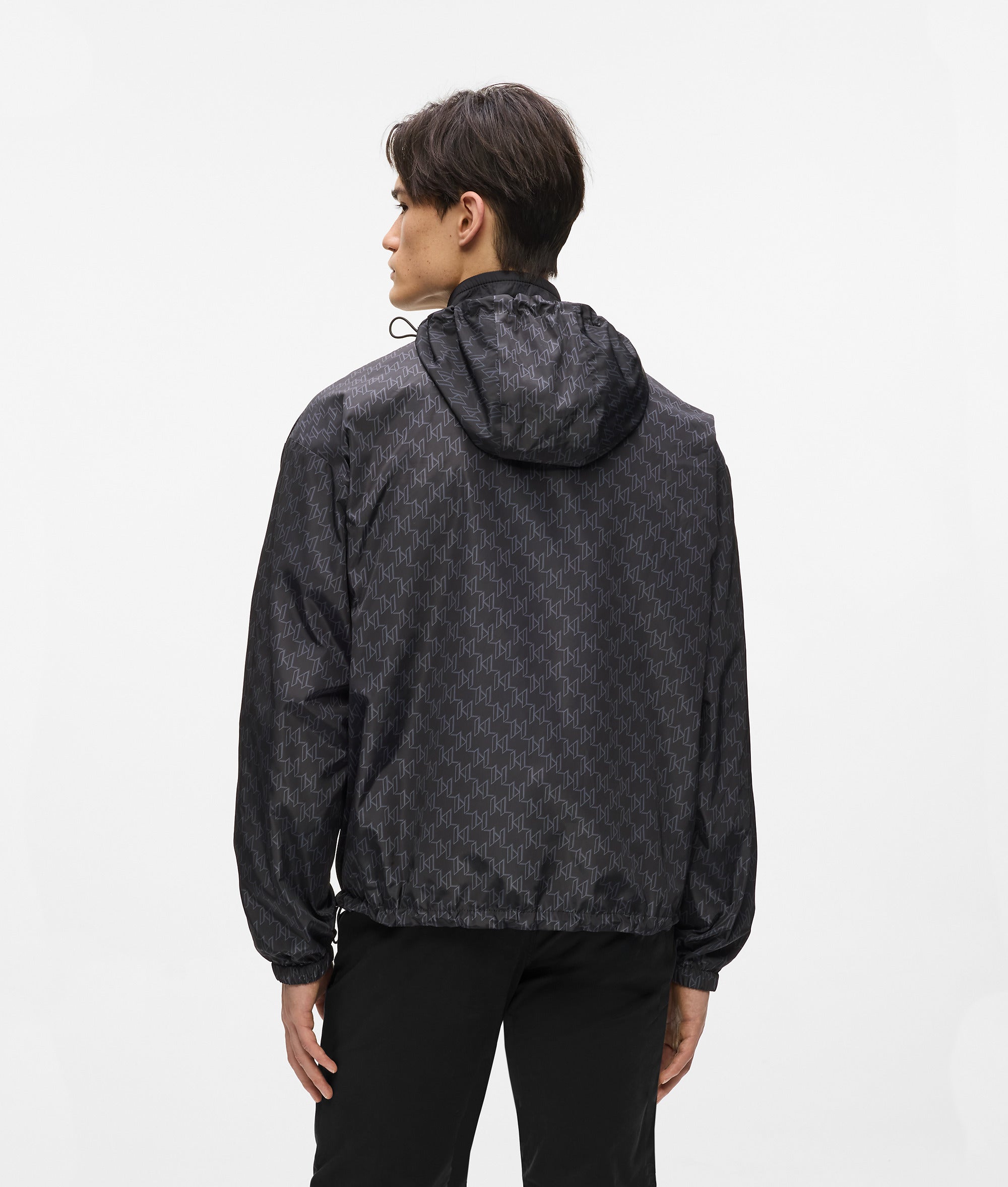 Omkeerbaar blousonjack met capuchon