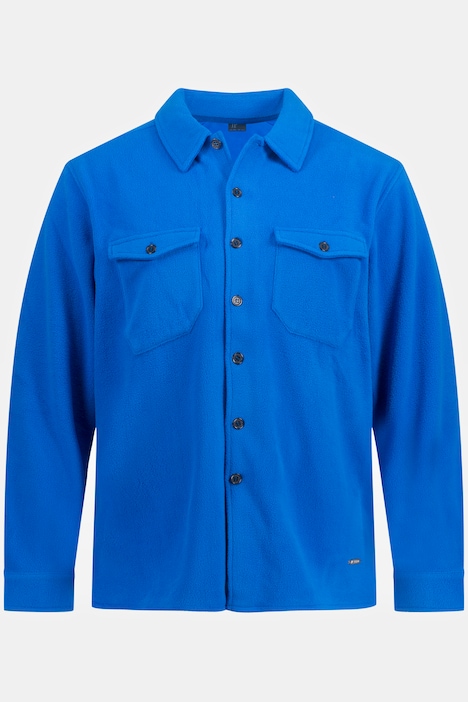 Hemd, Overshirt, Langarm, Fleece