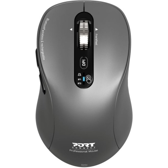 Port Designs 900908RFR clavier Souris incluse Universel RF sans fil + Bluetooth AZERTY Gris