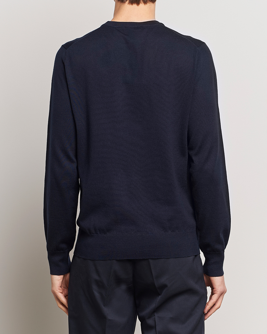 Filippa K Merino Round Neck Sweater Navy