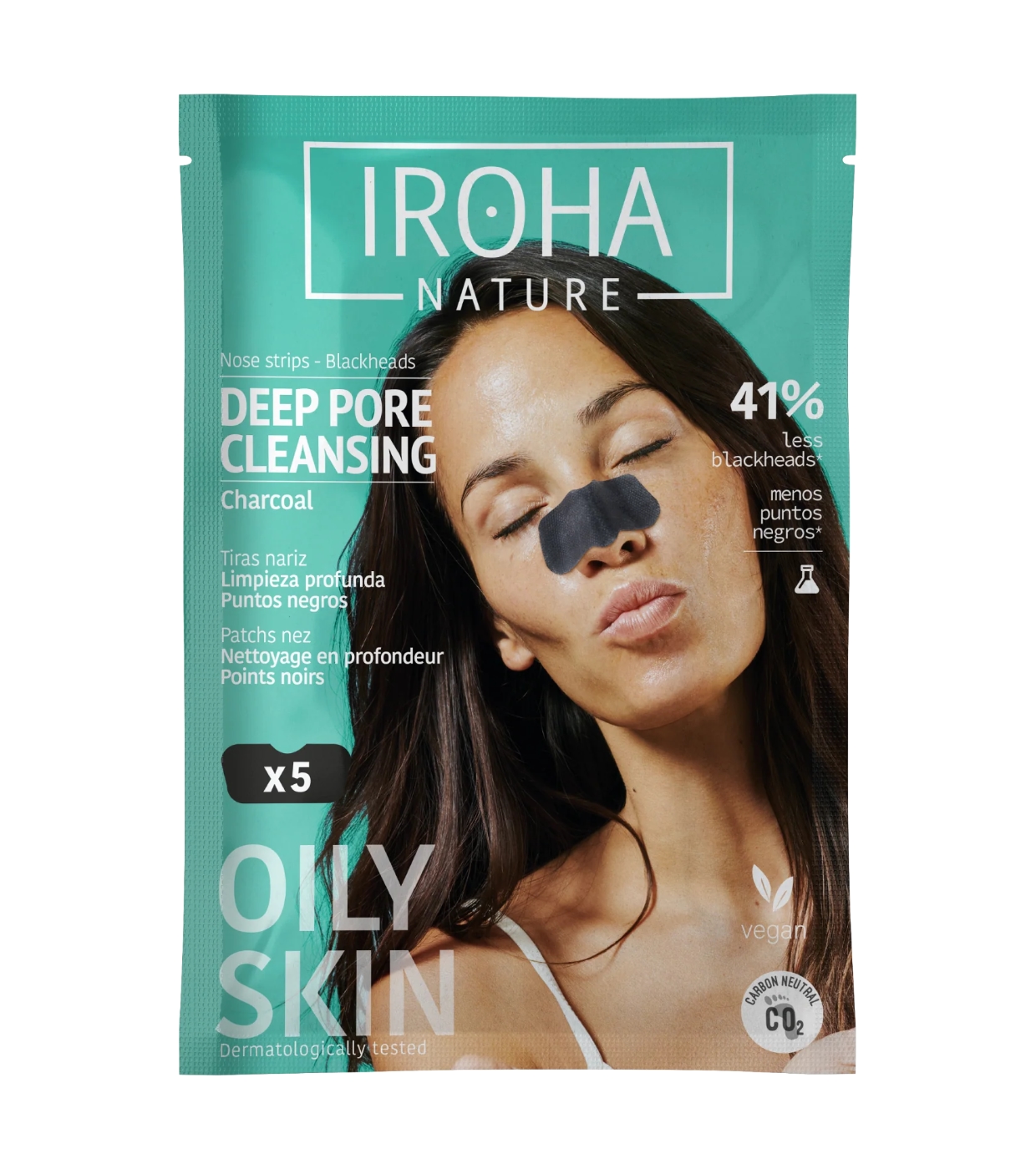 Iroha Nature - Detox Strips Anti Black Dots - Carbono