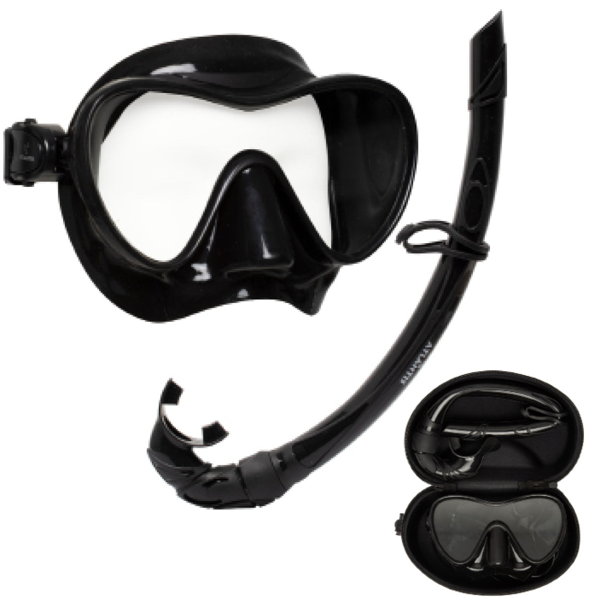 Atlantis Bali Snorkelset - Black
