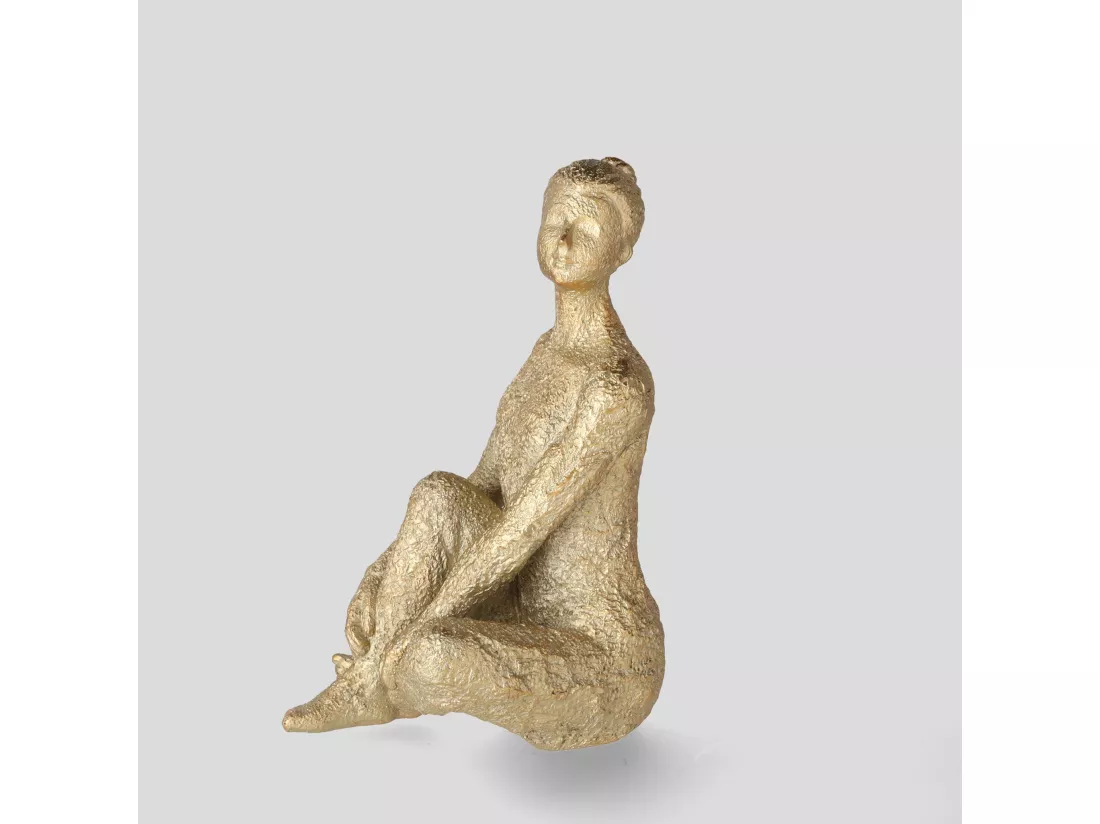 Figurine Zentra Or Moyen 27 x 13.5 x 19