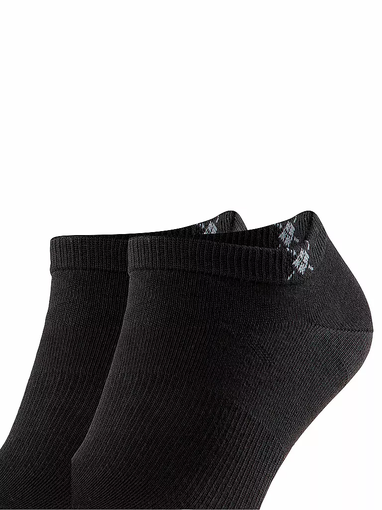 BURLINGTON Herren Sneaker Socken EVERYDAY 2-er Pkg. 40-46 black schwarz