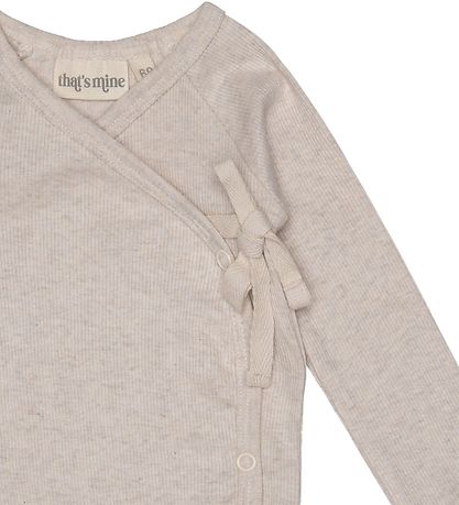 That's Mine Wickelbody - Becca - Rib - Light Brown Melange