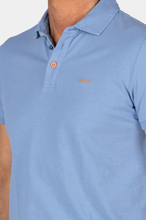 NZA blauwe heren polo