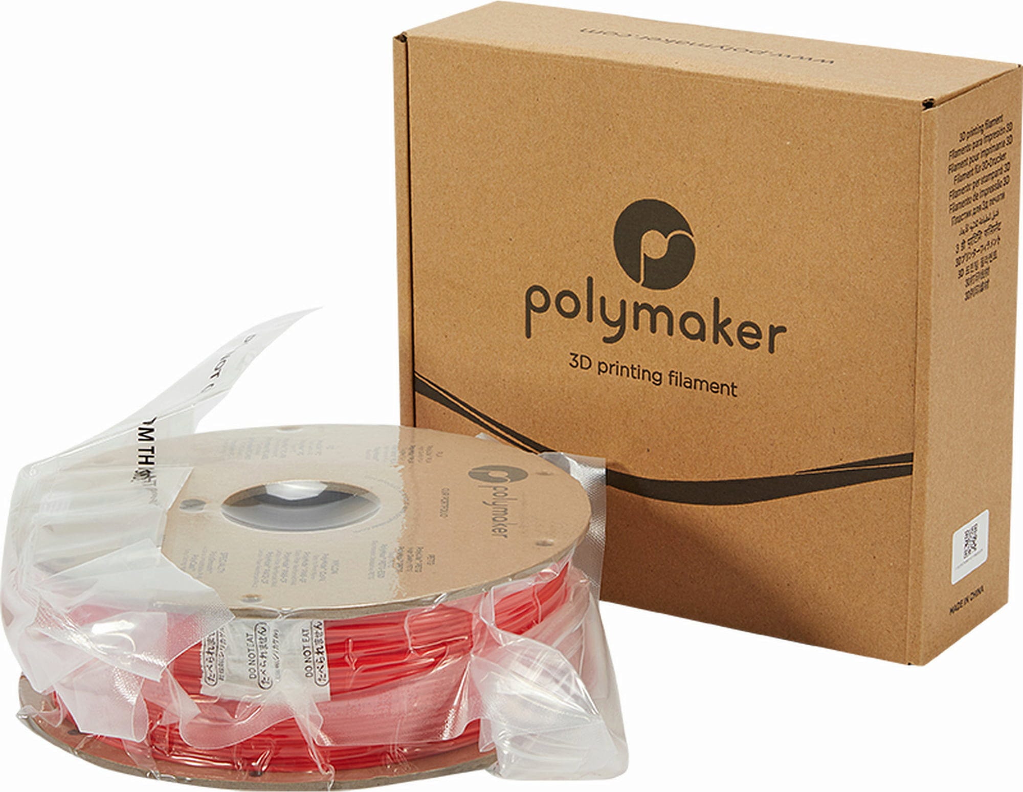 Polymaker  PolyLite PLA Rot, 1,75 mm / 1000 g    Hochwertiges günstiges PLA von Polymaker in Rot