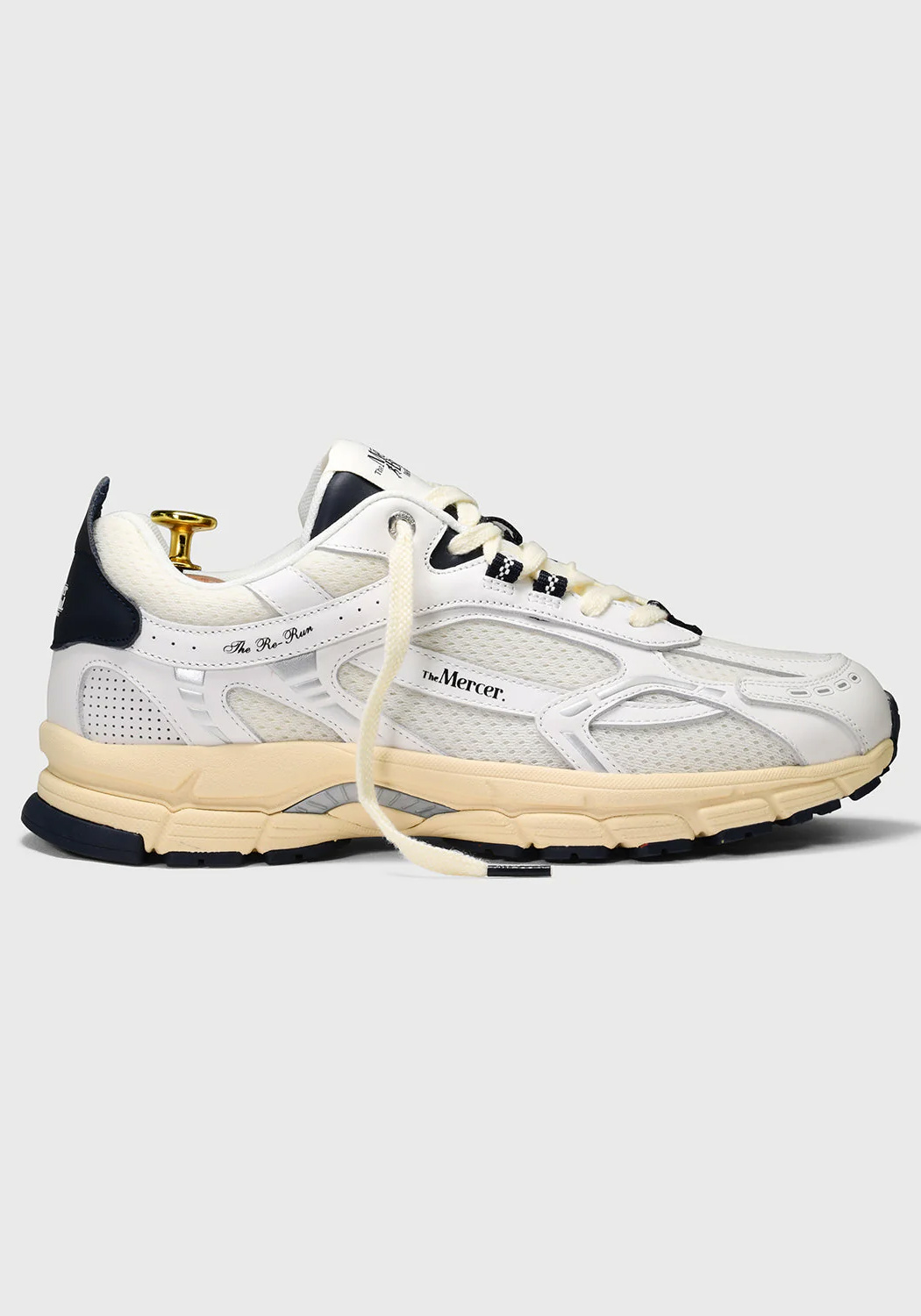 Mercer Sneaker The Re-Run Vintage White Dark Blue