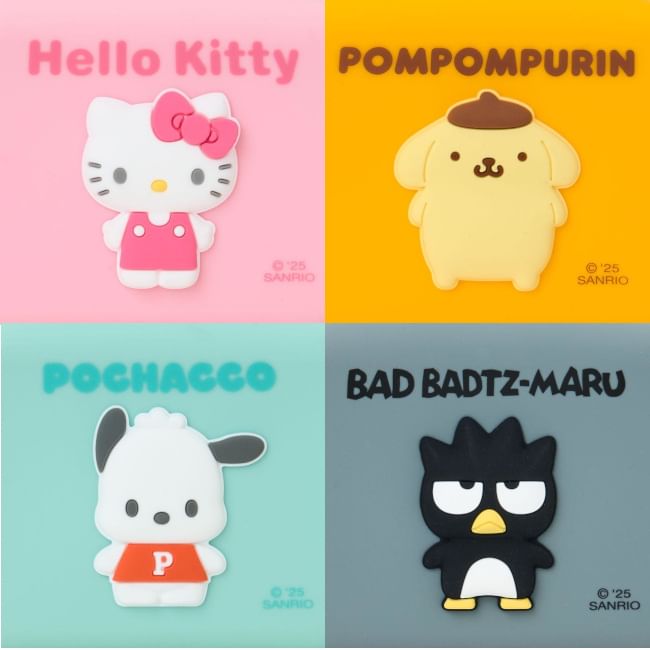 Sanrio - Sanrio Characters Siliconen Pouch / Oordopjes Pouch