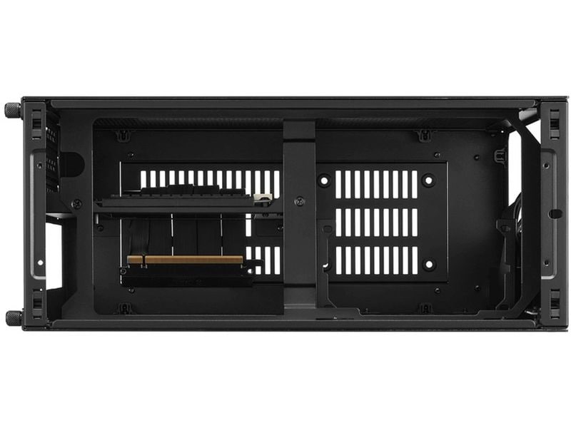 Lian Li PC-Gehäuse DAN Cases A4-H2O X4 Schwarz Kompaktes Mini-ITX-Gehäuse mit integriertem PCIe-4.0-Riser-Modul