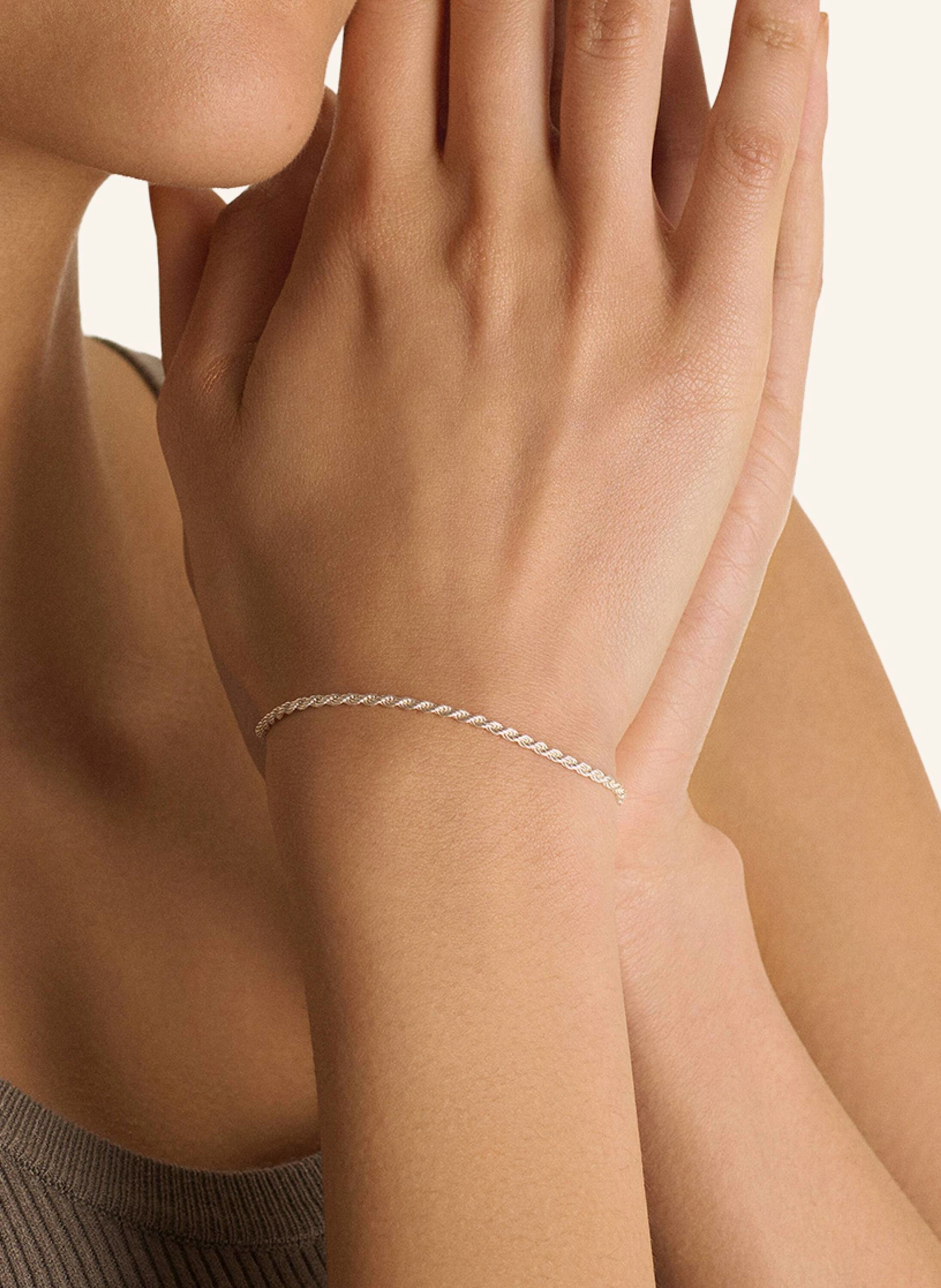 Pompidou Armband MINI RUBY BOLD ROPE CHAIN by GLAMBOU