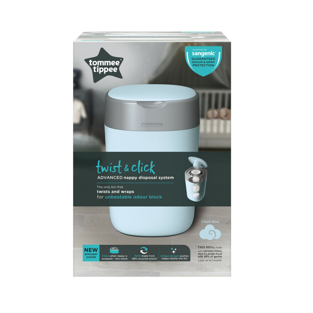 Tommee Tippee Twist & Click Luieremmer Mint
