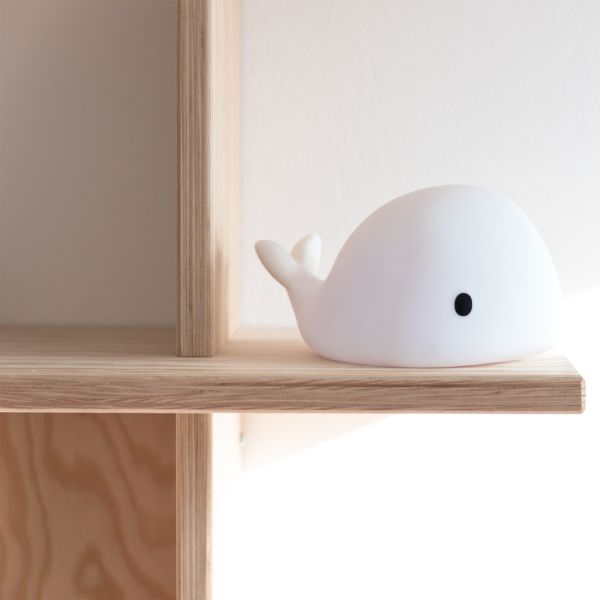 Flow Amsterdam Nachtlamp Moby Wit Silicone