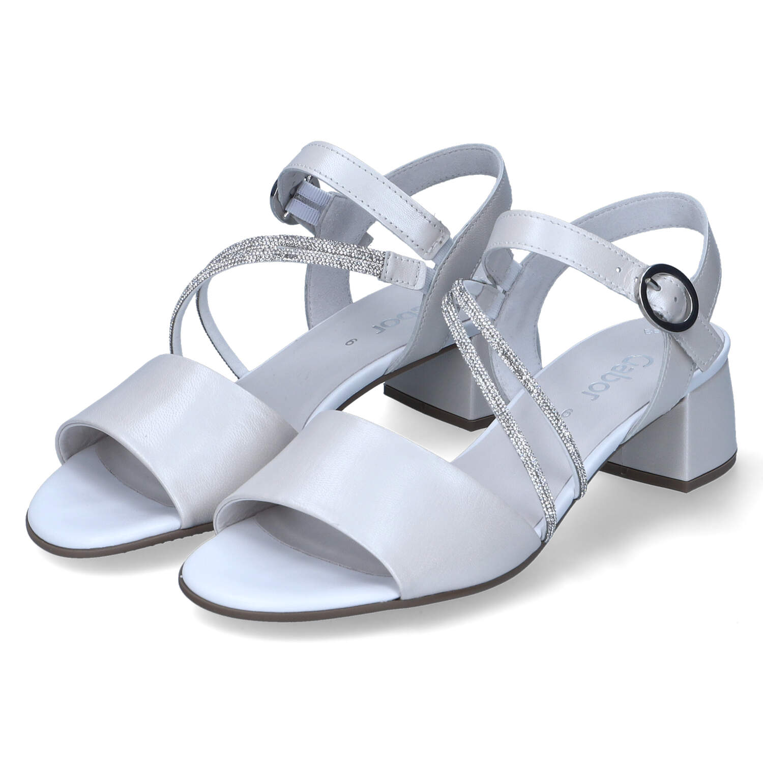 Gabor Riemchensandaletten - offwhite