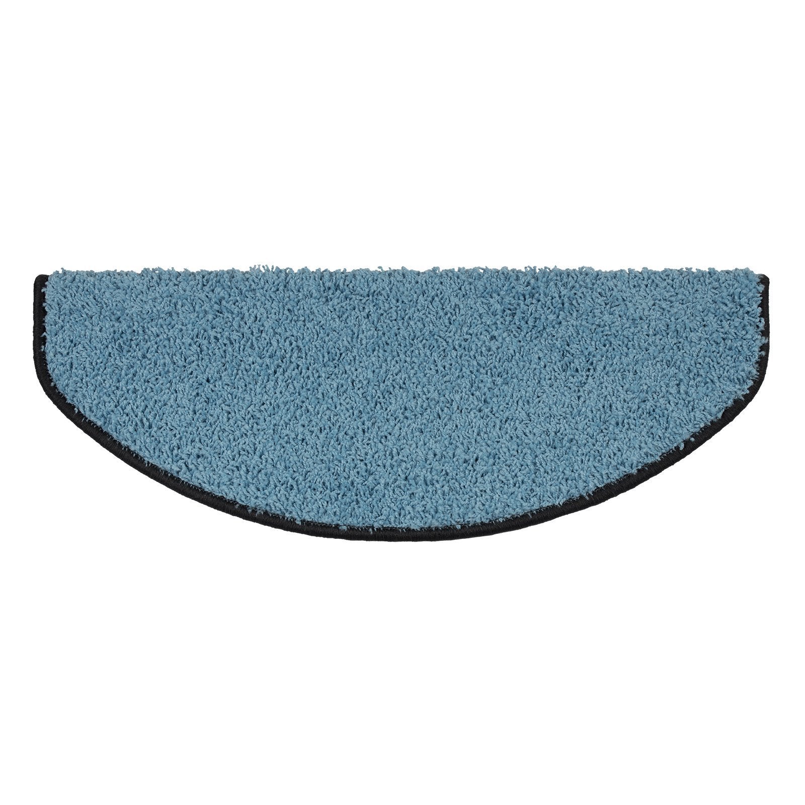 Karat Shaggy Stufenmatte | Sphinx | Hellblau | Halbrund
