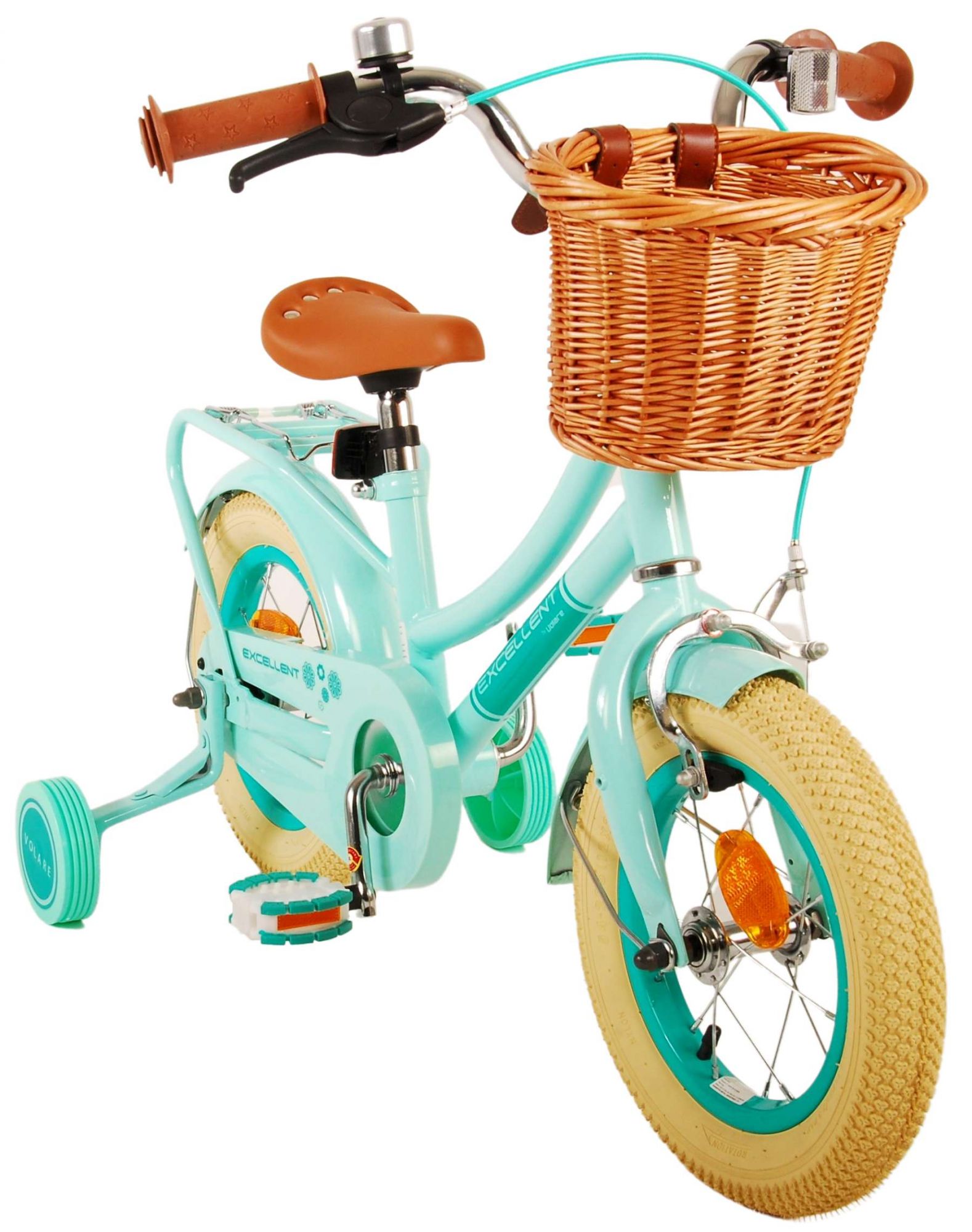 Kinderfahrrad Excellent für Mädchen 12 Zoll Kinderrad in Grün