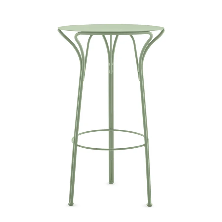 Kartell - Hiray Outdoor Stehtisch, salbeigrün