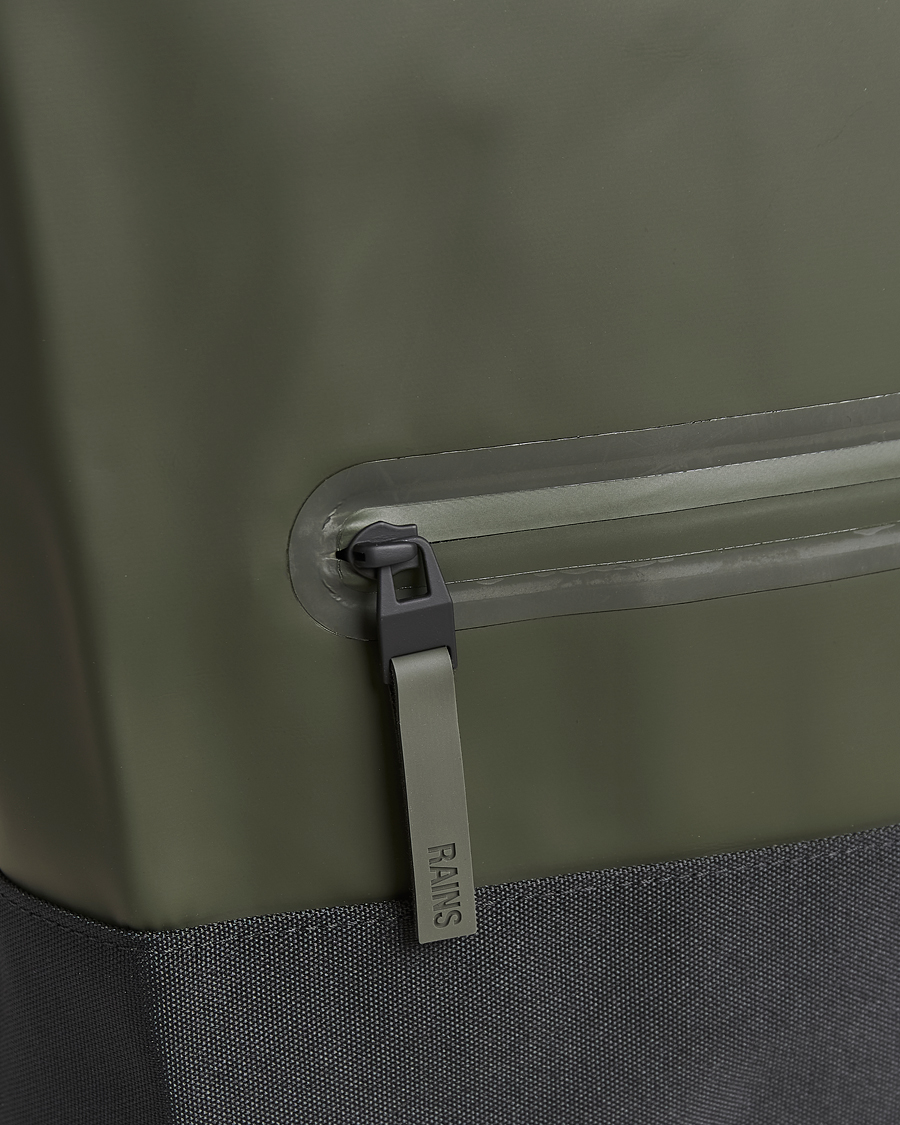 RAINS Trail Rolltop Backpack Green