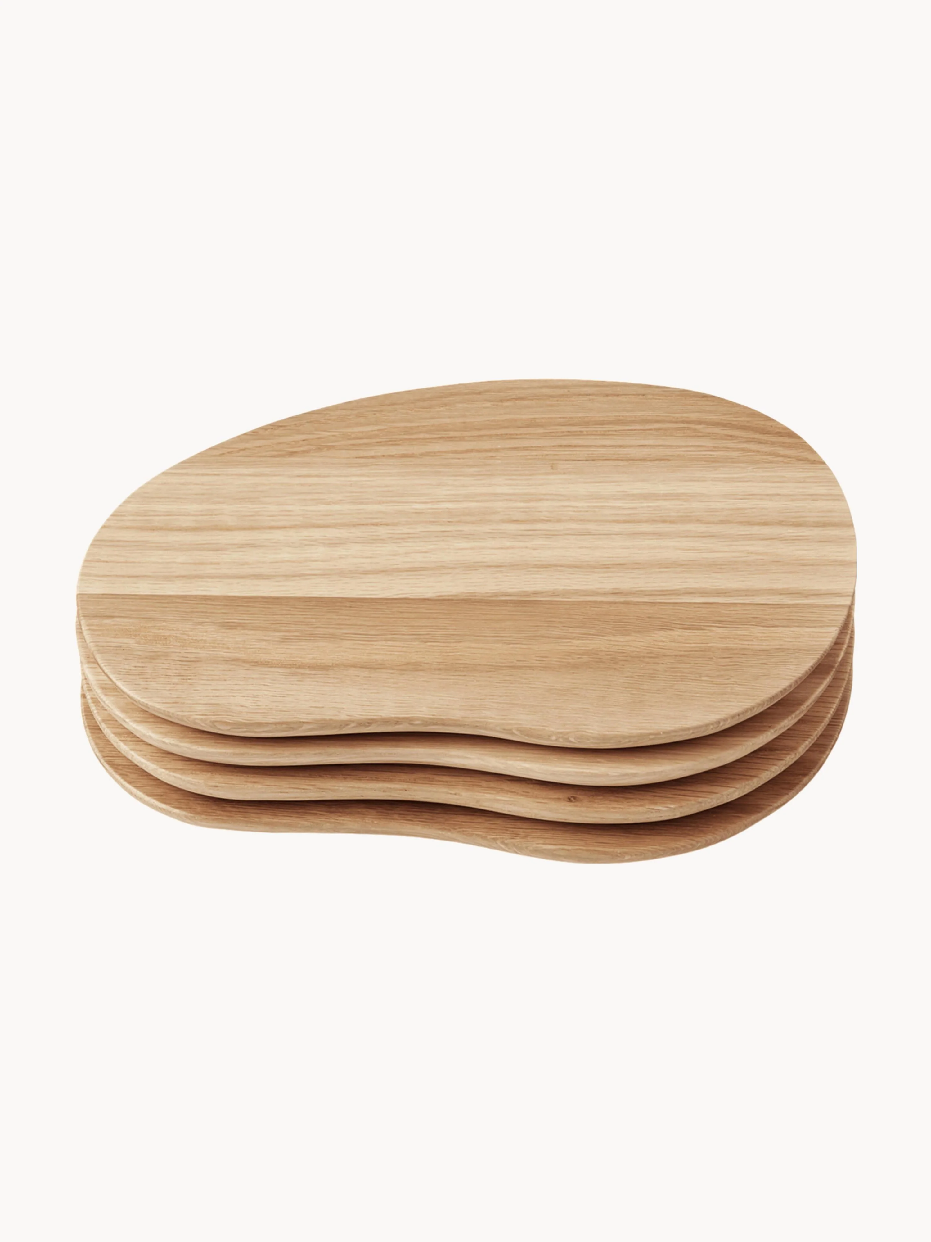 Snijplanken Cairn van eikenhout, 4-delig