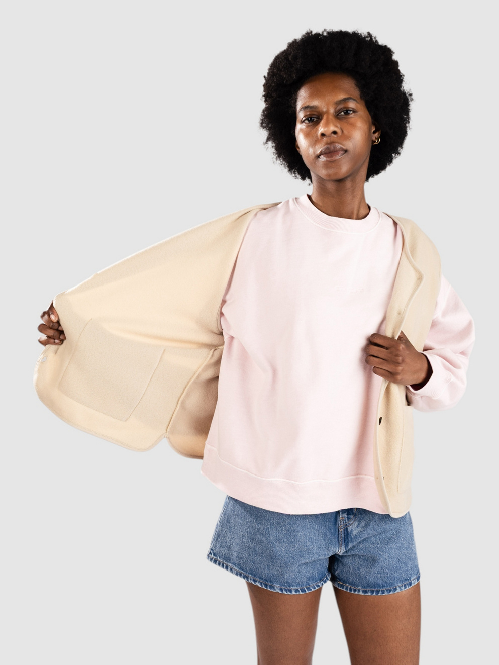 24 Colours 90506 Sherpa Vest beige