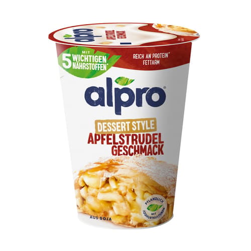 Alpro Joghurt Soja Apfelstrudel VEGAN