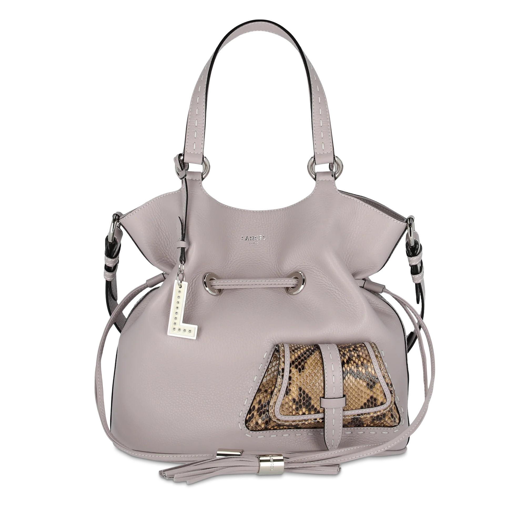 Sac seau Premier Flirt de Lancel-Multico Gris Mauve