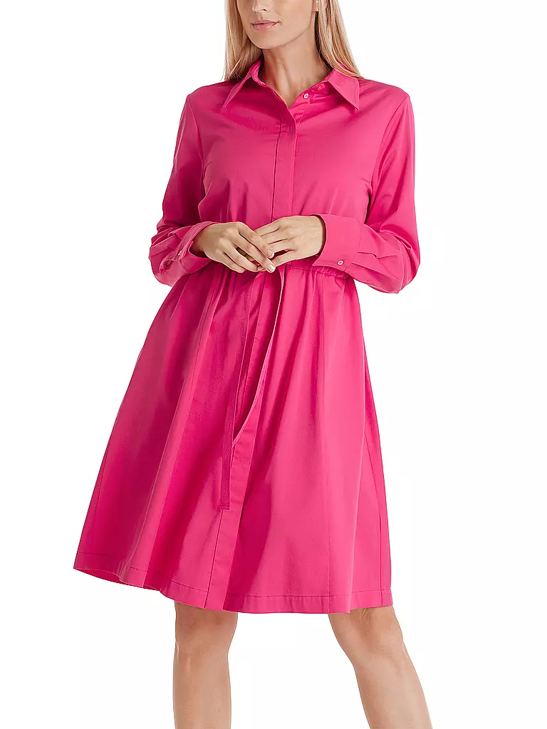 MARC CAIN Hemdblusenkleid pink