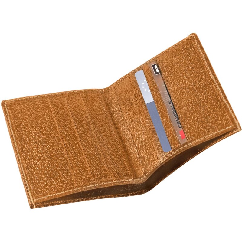 Quo Vadis - Porte-cartes/porte billets - Pekari - 12x8,5x1,2 cm - Cuir pleine fleur de porc