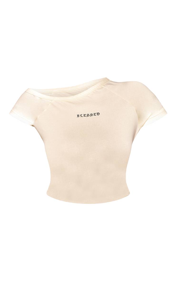 Butter Yellow Top En Coton Épaules Dénudées Shape Blessed
