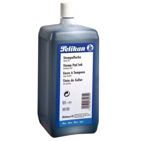 Pelikan Stempelfarbe ohne Öl, schwarz, 1l