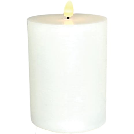 LED lys Real flame Ø7,5x10 - hvid