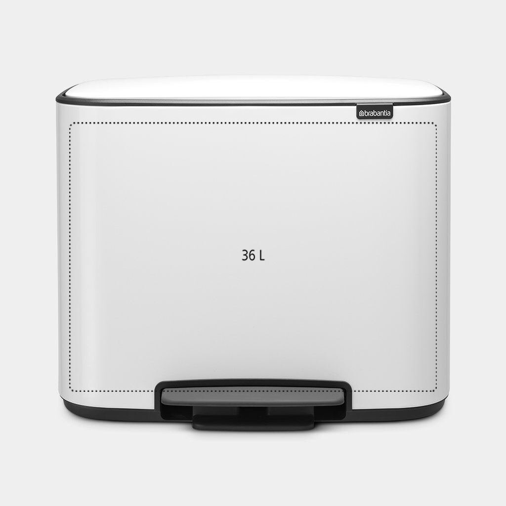brabantia Treteimer BO 36 Liter white