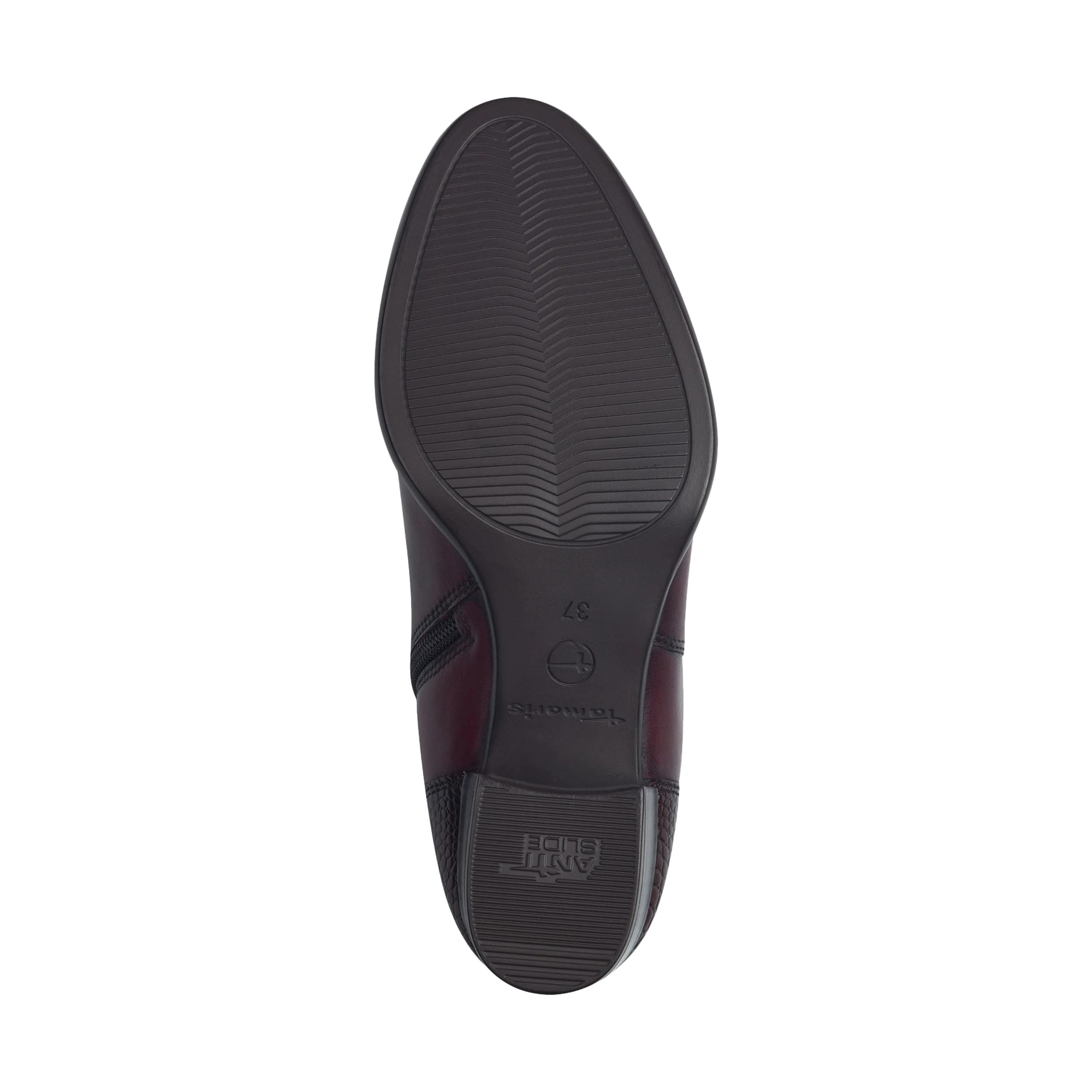 Bottines cuir | Rouge