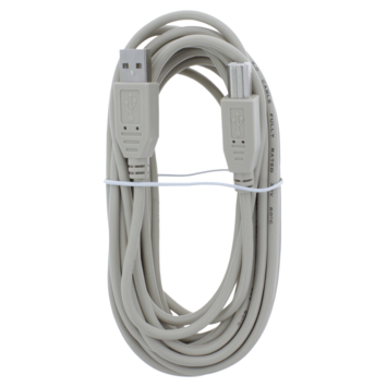 Q-Link USB kabel 2.0 printer/scanner 5 meter grijs