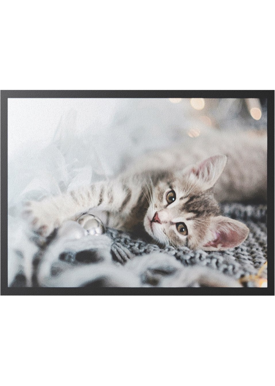 Tapis de protection avec chat adorable