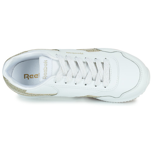 Reebok Classic - REEBOK ROYAL CL JOG - Blanc / Doré
