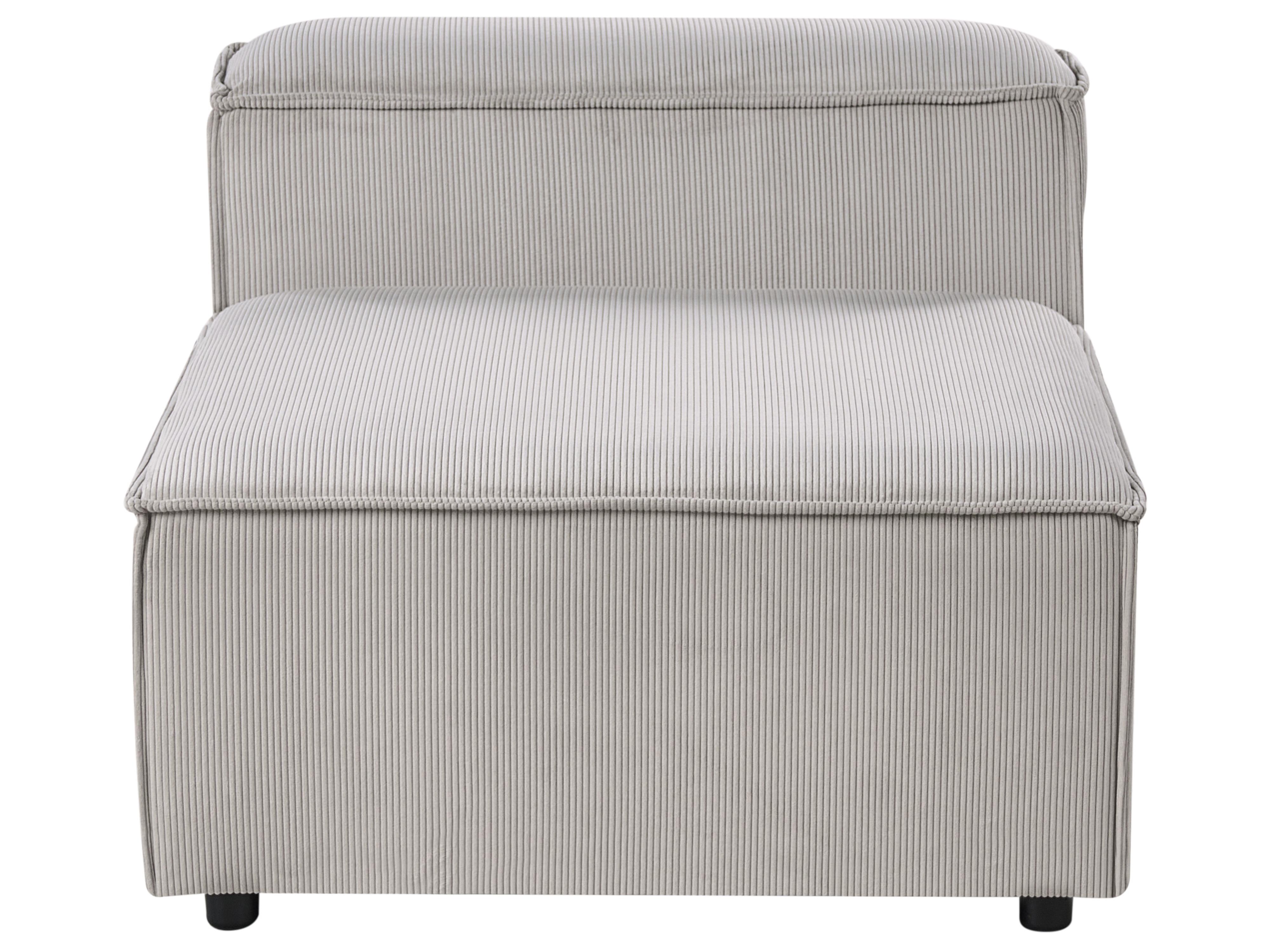 Modulaire hoekbank 4-zits ARDAL Corduroy Taupe linkszijdig