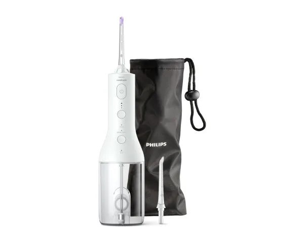 Philips Sonicare Power Flosser 3000 HX3826 - Mundskylning - trådløs - hvid