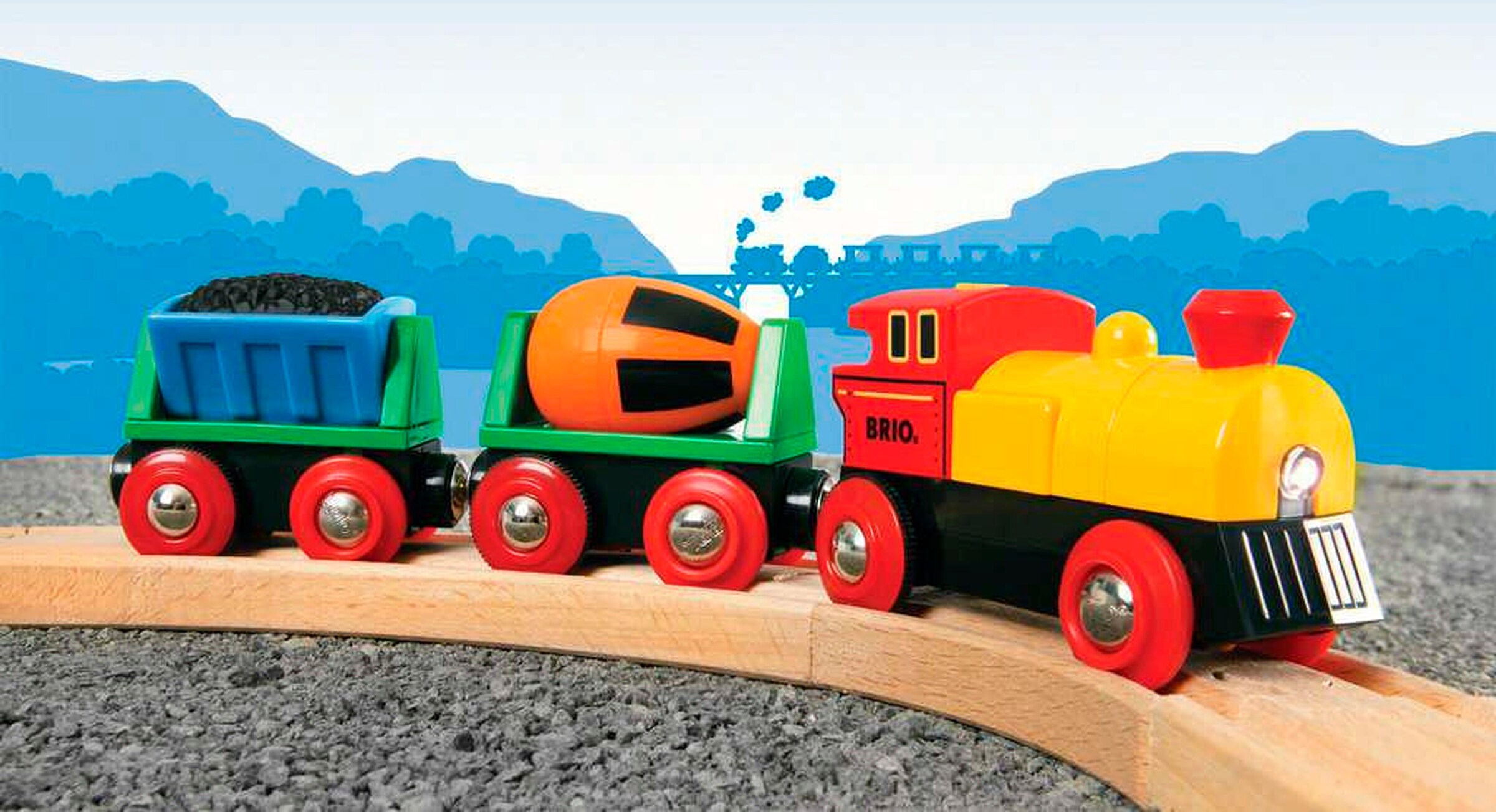 BRIO Zug mit Batterielok