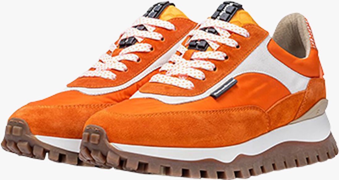 FLORIS VAN BOMMEL oranje floris van bommel lage sneakers sfm-10157