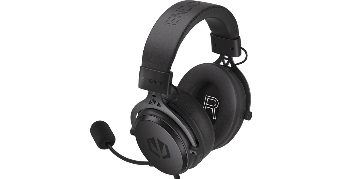 ENDORFYVIRO Plus USB over-ear gaming headset  (Zwart, USB-A, 3,5 mm aansluiting)