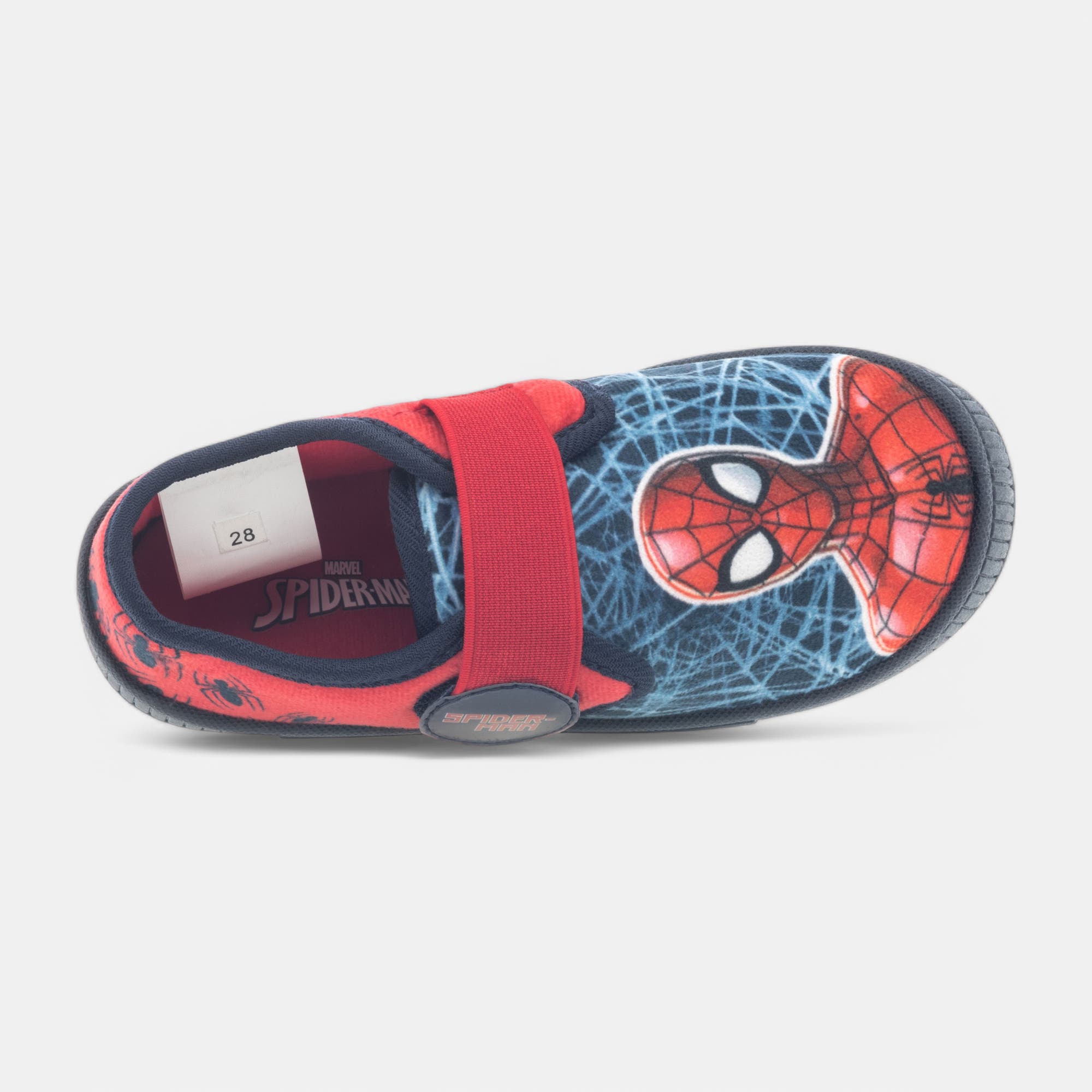 Pantoufles attaches velcros Garçon bleu marine