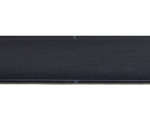 Narvi PVC vloer, tegellook, zwart, 300 cm breed (per meter verkocht)