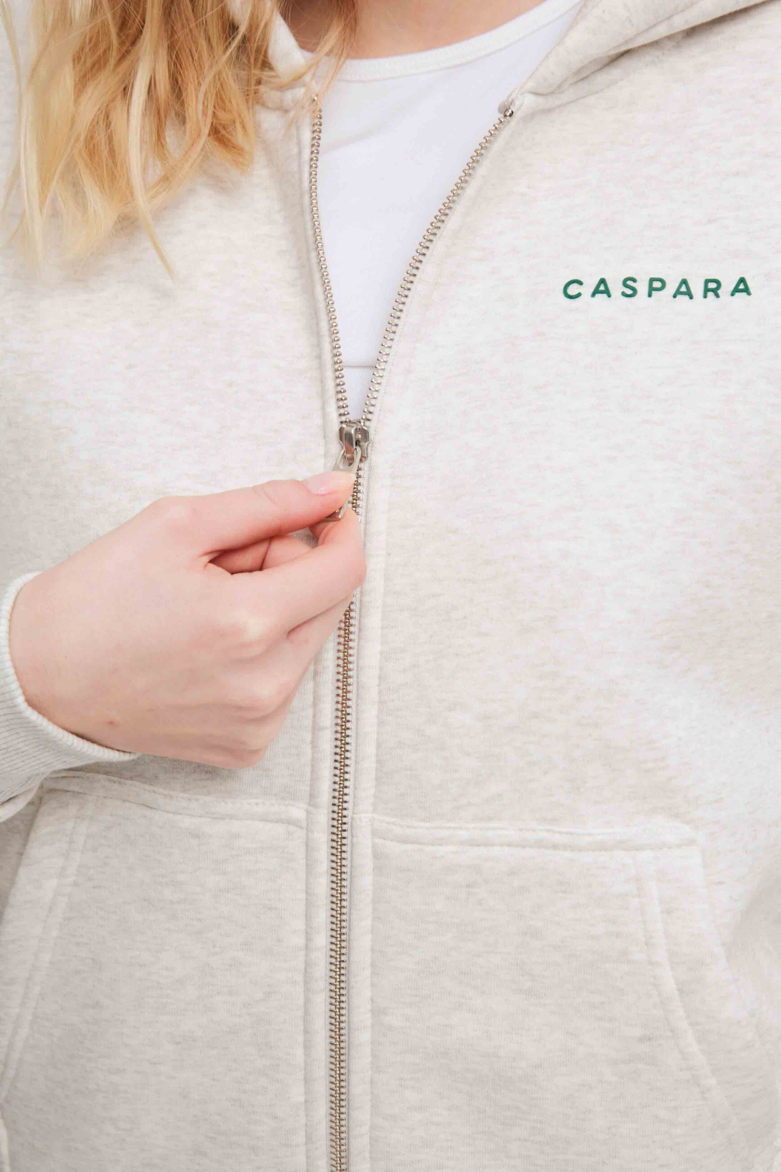 Cosmo Zip Hoodie Dame 001/Grey melange