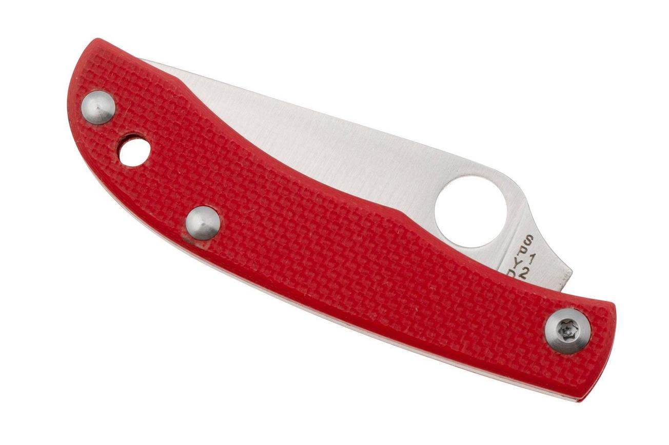 Spyderco Honeybee Red G10 C137GRDP sleutelhangerzakmes