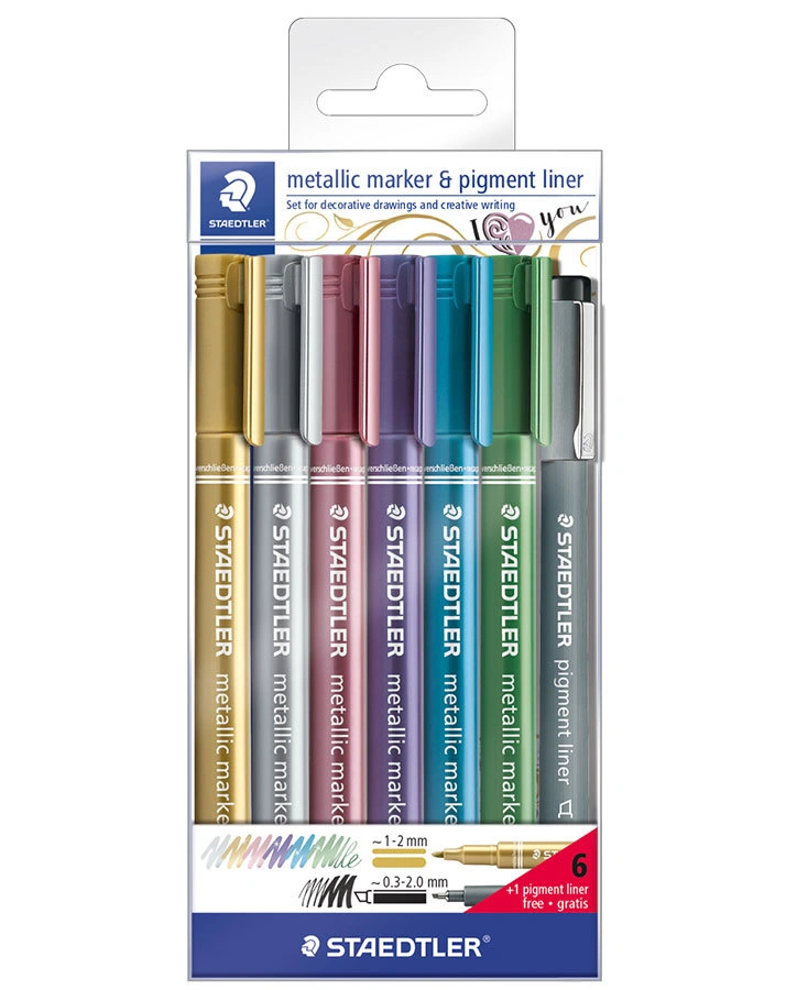 8323-SWP6P Metallic Marker 7-teilig