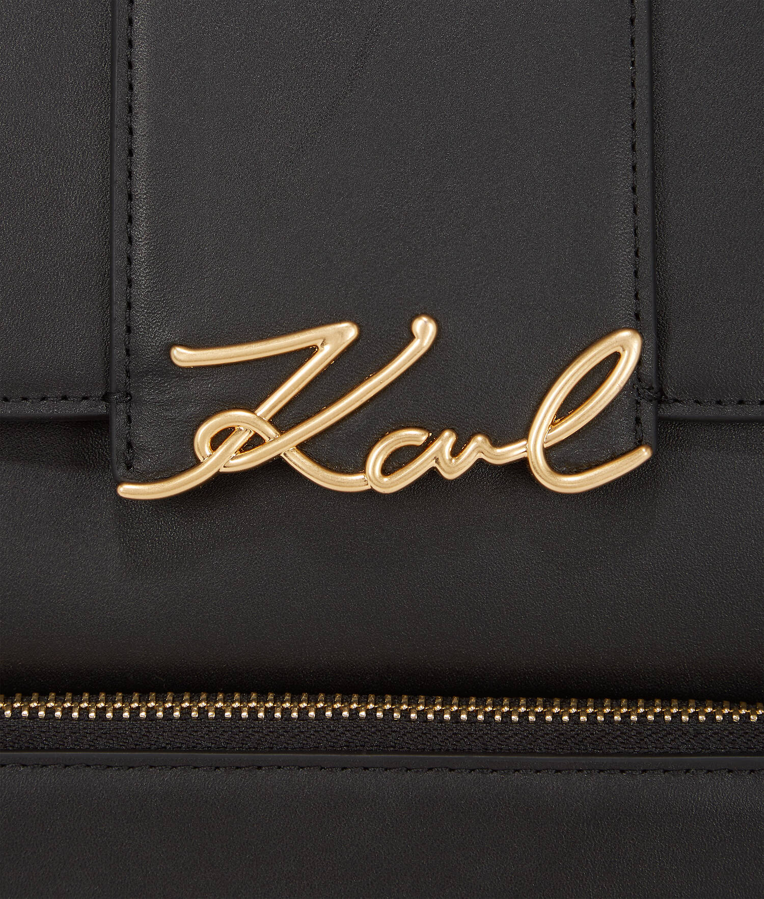 SAC À DOS K/SIGNATURE - Noir/Or
