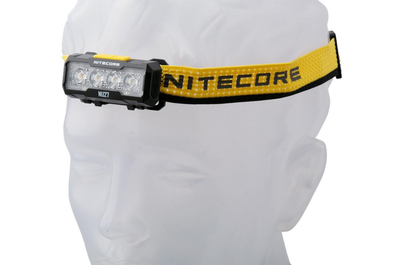 Nitecore NU27 MCT UHE LED, oplaadbare hoofdlamp, 600 Lumen